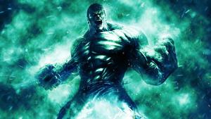 Hulk On Exploding Background hulk wallpaper