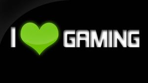 I Love Gaming Logo Wallpaper