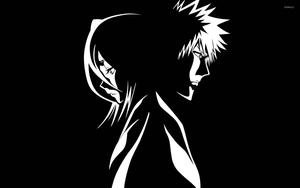 Ichigo and Rukia, Best Friends Forever bleach wallpaper