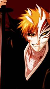 Ichigo, the Soul Reaper, in his Hollowfied form bleach wallpaper