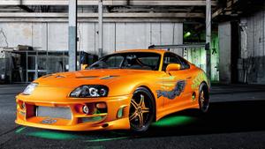 Iconic Metallic Orange Toyota Supra toyota supra wallpaper