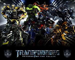 Iconic Transformers Battle Scene transformers wallpaper