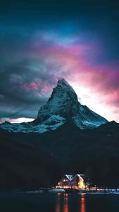 Icy Mountain Nature 4K iPhone 4k nature iphone wallpaper