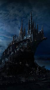 Illuminated Hogwarts Castle hogwarts wallpaper