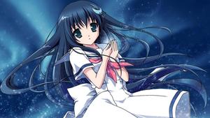 Image Adorable Anime Girl with Pink Ribbon in Her Hair anime girl wallpaper