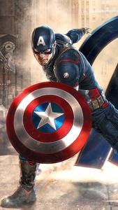 Image Captain America preparing for an epic fight captain america wallpaper