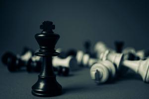 Image Chess pieces in black screen black screen wallpaper
