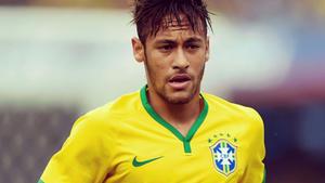 Image Professional soccer player Neymar on the field. neymar wallpaper