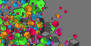 Imaginative Abstract Art of Cubes Wallpaper