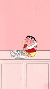In Love Shinchan Aesthetic shinchan aesthetic wallpaper