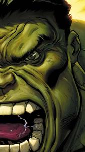 Incredible Hulk Roaring Face Art hulk wallpaper