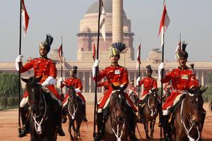 Indian Army On Horseback indian army wallpaper