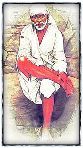 Indian Religious Figure Sai Baba Phone sai baba phone wallpaper