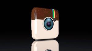 Instagram 3D Brown Logo instagram wallpaper