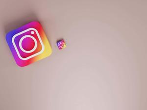 instagram icon and a small square on a beige background instagram wallpaper