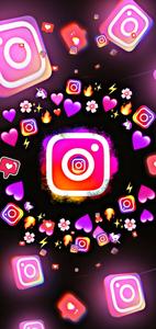 Instagram Icon And Emojis instagram wallpaper