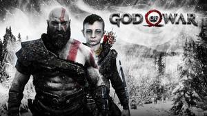 Intense Battle between Kratos and Baldur in God of War god of war wallpaper