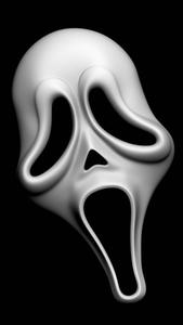Intense Emotion Manifested - The Ghostface Mask of the Scream Movie scream wallpaper
