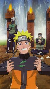 Intense Naruto Uzumaki Battle Stance in Glowing Light naruto phone wallpaper