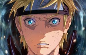 Intense Stare of Naruto Uzumaki naruto face wallpaper