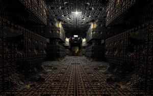 Intriguing 3D HD Dark Bizarre Hallway 3d hd wallpaper