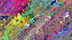Intriguing Trippy Abstract Art With a Hippie Vibe trippy wallpaper