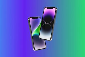 iOS 14 Apple iPhone Default Blue And Green apple iphone default wallpaper