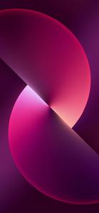 Iphone 13 Dark Pink Circle iphone 13 wallpaper