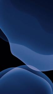 Iphone 13 IOS Navy Blue Abstract iphone 13 wallpaper