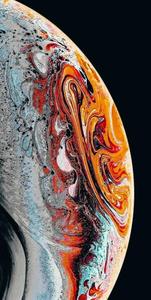 Iphone 13 IOS Orange Planet iphone 13 wallpaper