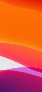 Iphone 13 IOS Pink Orange Abstract iphone 13 wallpaper