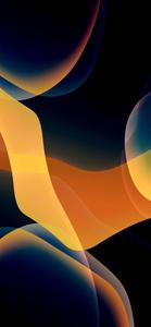 Iphone 13 IOS Yellow Blue Abstract iphone 13 wallpaper