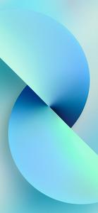 Iphone 13 Light Blue Circle iphone 13 wallpaper