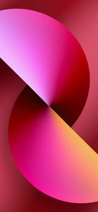 Iphone 13 Light Red Circle iphone 13 wallpaper