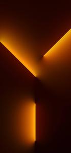 Iphone 13 Orange Light Beam iphone 13 wallpaper