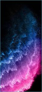iPhone 13 Pro Max Showcasing Cosmic Gradient Background iphone 13 pro max wallpaper