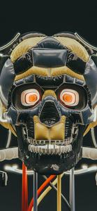 iPhone 14 Pro 3D Skull Wallpaper