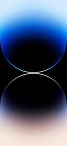 iPhone 14 Pro Silver And Blue Wallpaper