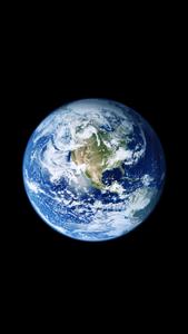 IPhone Planet Earth On Black Background iphone earth wallpaper