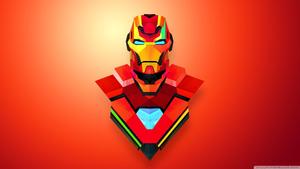 Iron Man Abstract Art  Wallpaper