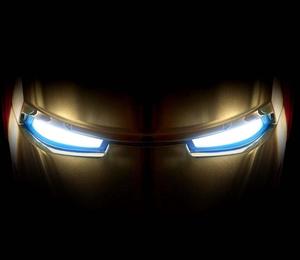 Iron Man Helmet Glowing Eyes Wallpaper
