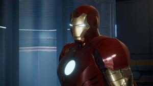 Iron Man In Laboratory Picture Wallpaper