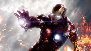 Iron Man Power Blast Action Wallpaper