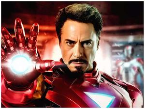 Iron Man Robert Downey Jr Glowing Hands Picture Wallpaper