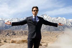 Iron Man Robert Downey Jr In Desert Picture Wallpaper