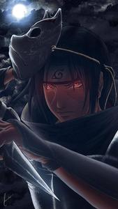 Itachi Phone Dark Mask itachi phone wallpaper