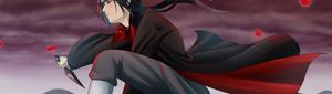 Itachi Red Black Cloak Picture Wallpaper