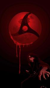 Itachi Red Sharingan Picture Wallpaper