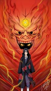 Itachi Susanoo, Incarnation of Sasuke's Strength Wallpaper