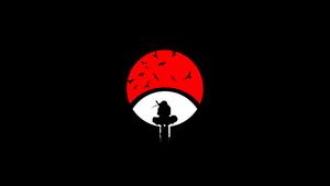 Itachi Uchiha Clan Symbol Picture Wallpaper